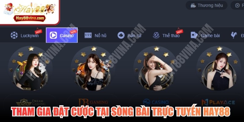 Tham gia đặt cược tại sòng bài trực tuyến HAY88 đơn giản, tiện lợi 