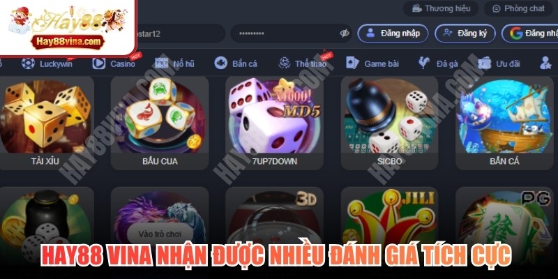 HAY88 VINA nhận được nhiều đánh giá tích cực trên các website uy tín