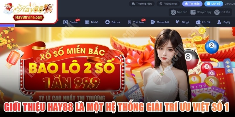 Giới thiệu HAY88 là một hệ thống giải trí ưu việt số 1 thị trường