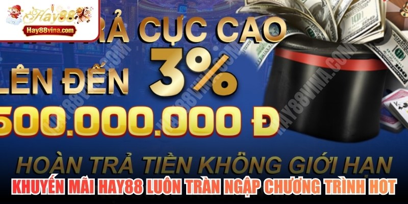 Khuyến mãi HAY88 luôn tràn ngập các chương trình cực hot
