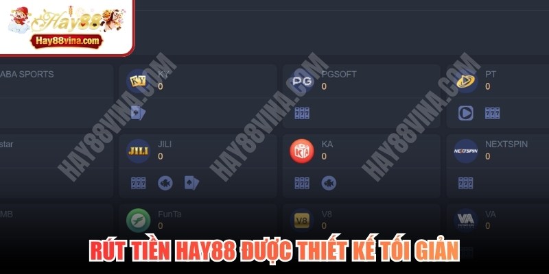 Rút tiền HAY88 được thiết kế tối giản, bảo mật tuyệt đối