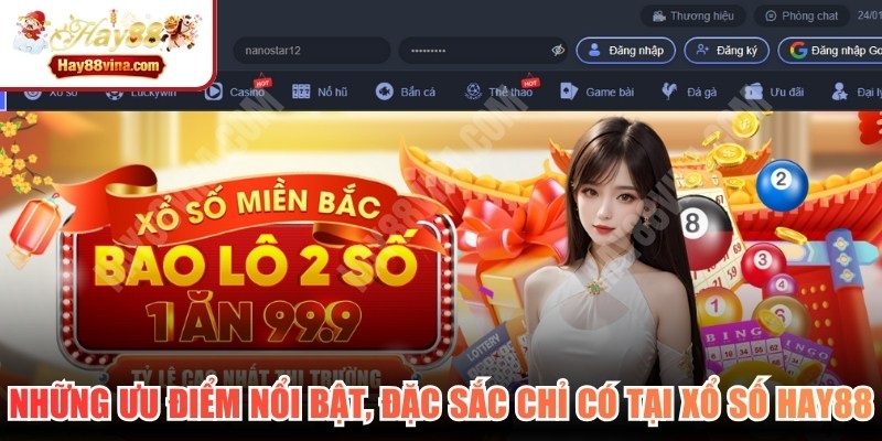 Những ưu điểm nổi bật, đặc sắc chỉ có tại Xổ số HAY88