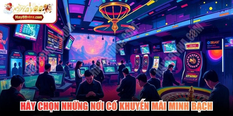 Hãy chọn những nơi có khuyến mãi minh bạch