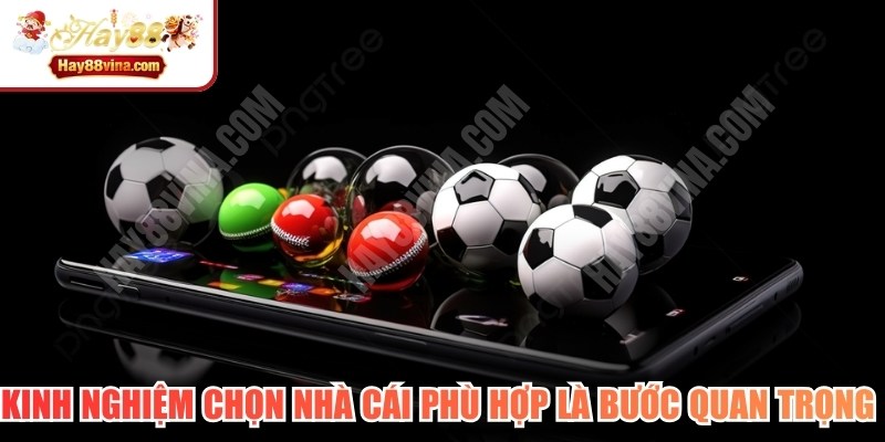 Kinh nghiệm chọn nhà cái phù hợp là bước đi quan trọng nhất